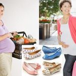 Mẹ bầu nên chọn giày chất liệu da mềm có độ đàn hồi tôt, độ cao chỉ nên từ 3cm trở xuống để giữ an toàn cho chính mẹ và thai nhi